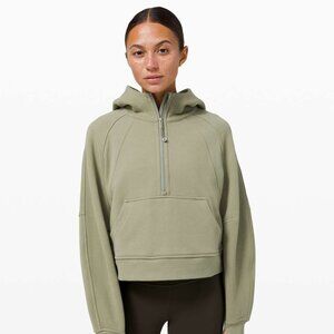 Lululemon Scuba Oversized 1/2 Zip Hoodie - Rosemary Green XS/S